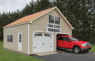 2-Story Double Wide Garage