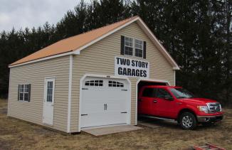 24x24  2 car garage