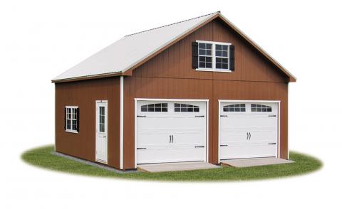 2-Story Double Wide Garage