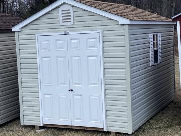 8x12 Vinyl A-Frame Shed