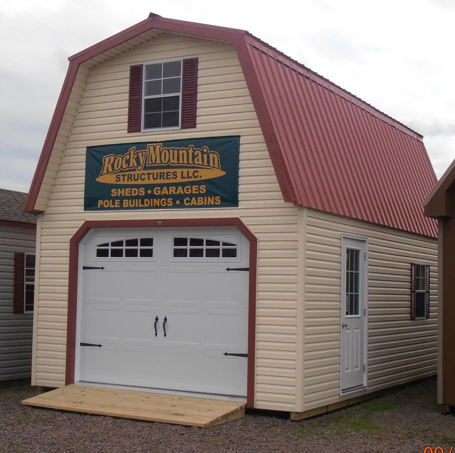 12x24 Gambrel Garage | Rocky Mountain Sheds